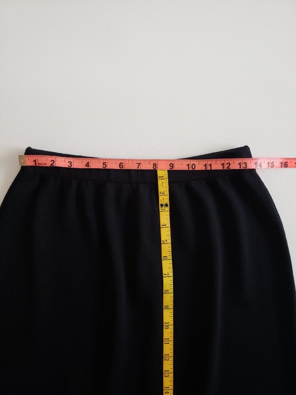 ST. JOHN BASICS Size 12 Black Long Skirt - Business Professional - Picture 10 of 11